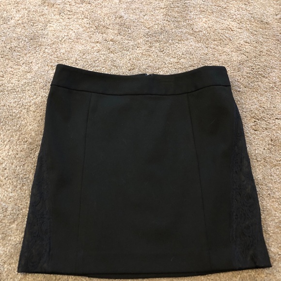 Express Dresses & Skirts - Express Short Black Skirt with Lace Express Dresses & Skirts - Express Short Black Skirt with Lace